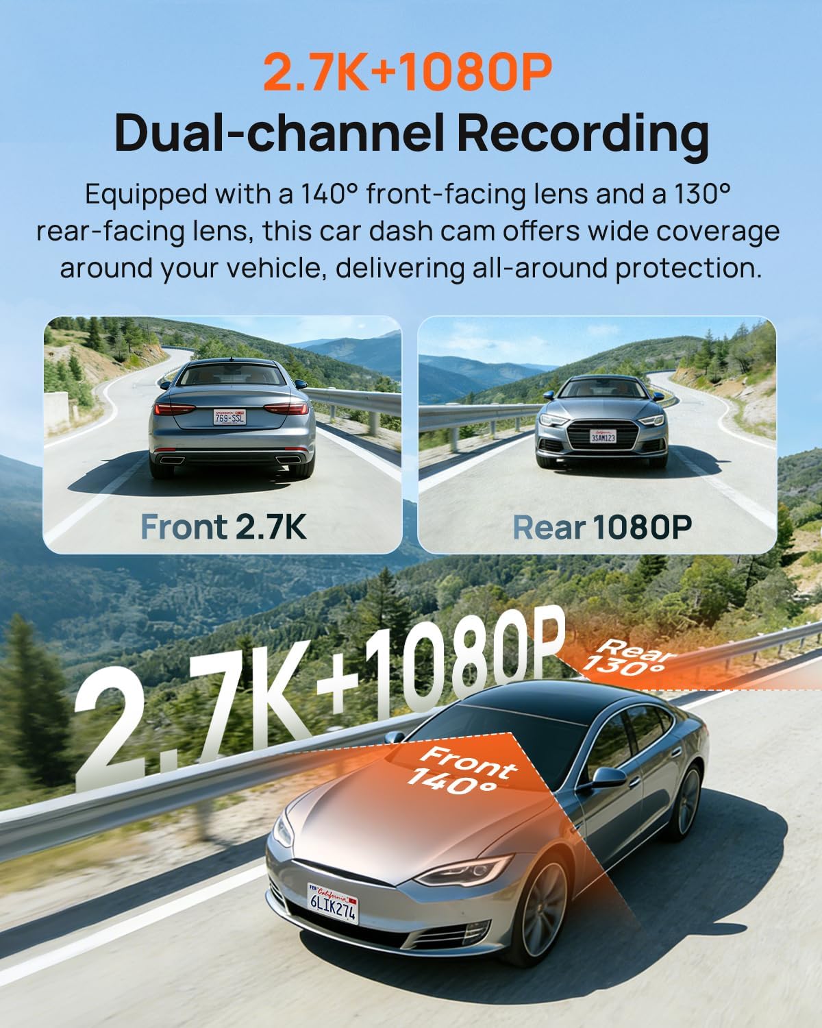 Doppia Dash Cam 1944P 1080P ST - Dual Dash Cam With Gps Wifi recensione e prezzo