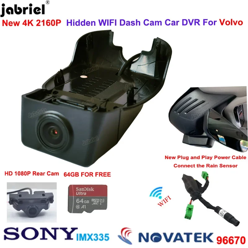 Nuovo Wifi 2K 4K 2160P Auto DV - Dash Cam 2K Dual Lens recensione e prezzo