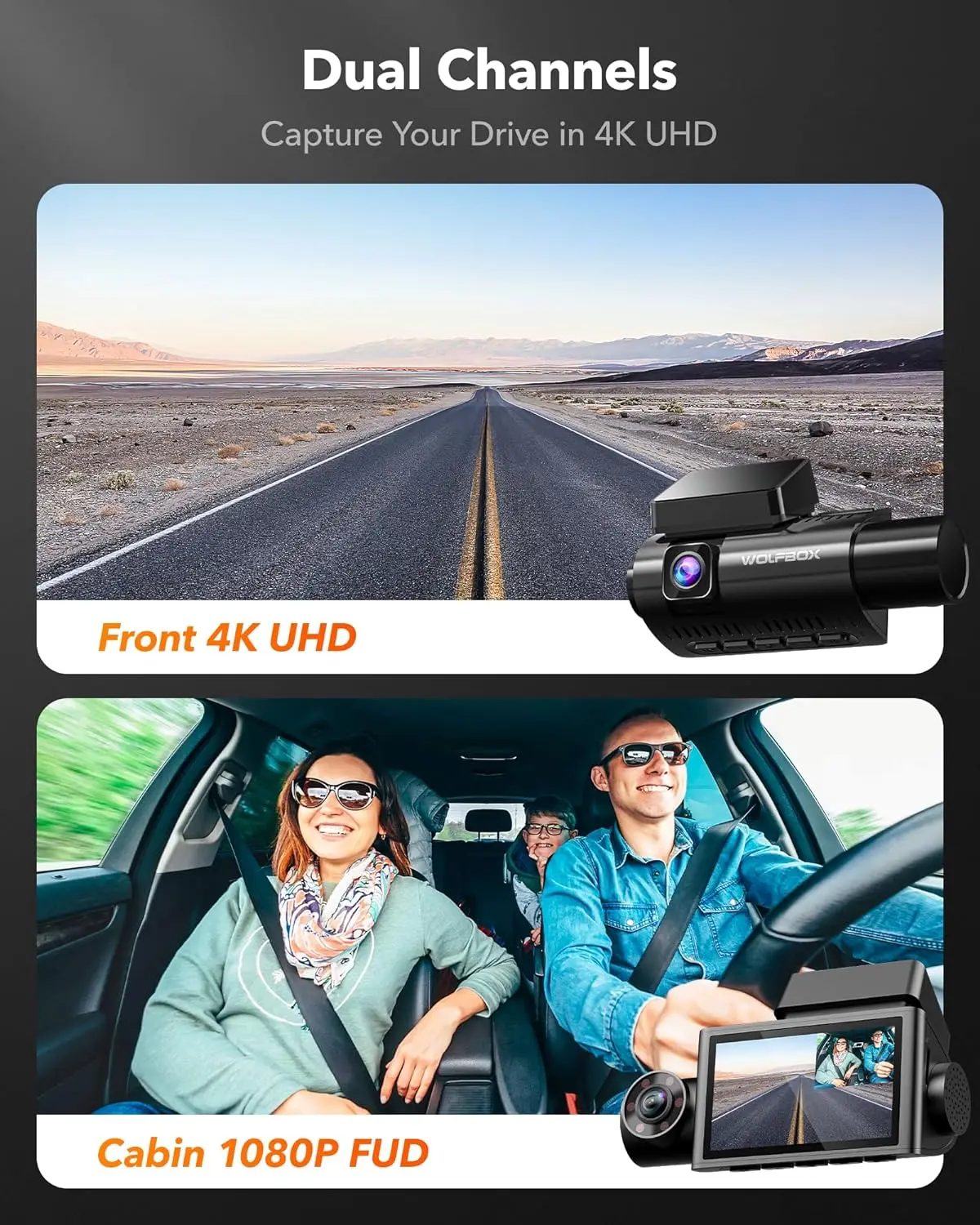 Wolfbox I07 Telecamera Anterio - Dash Cam 3 Channel 1080P recensione e prezzo