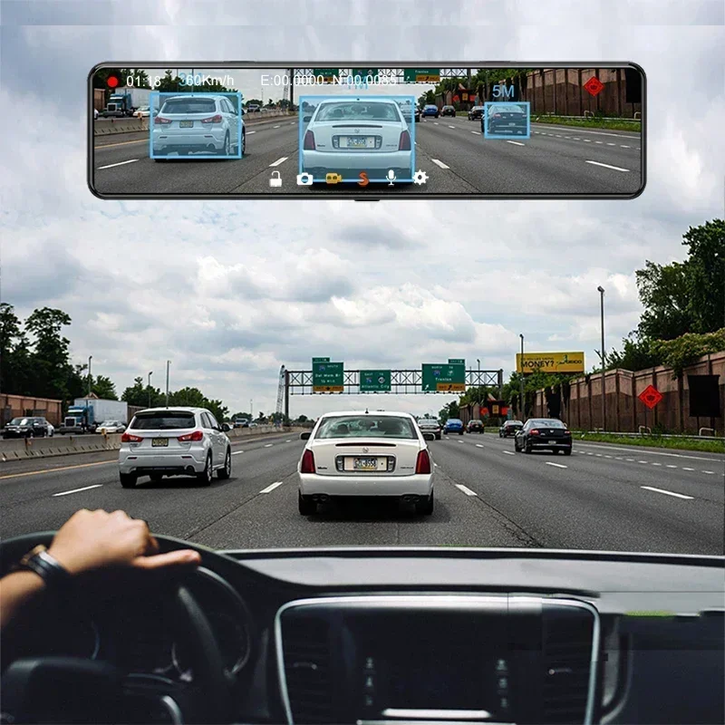 Dash Cam da 12 pollici Navigaz - Dash Cam Rear View Mirror 12 Inch recensione e prezzo