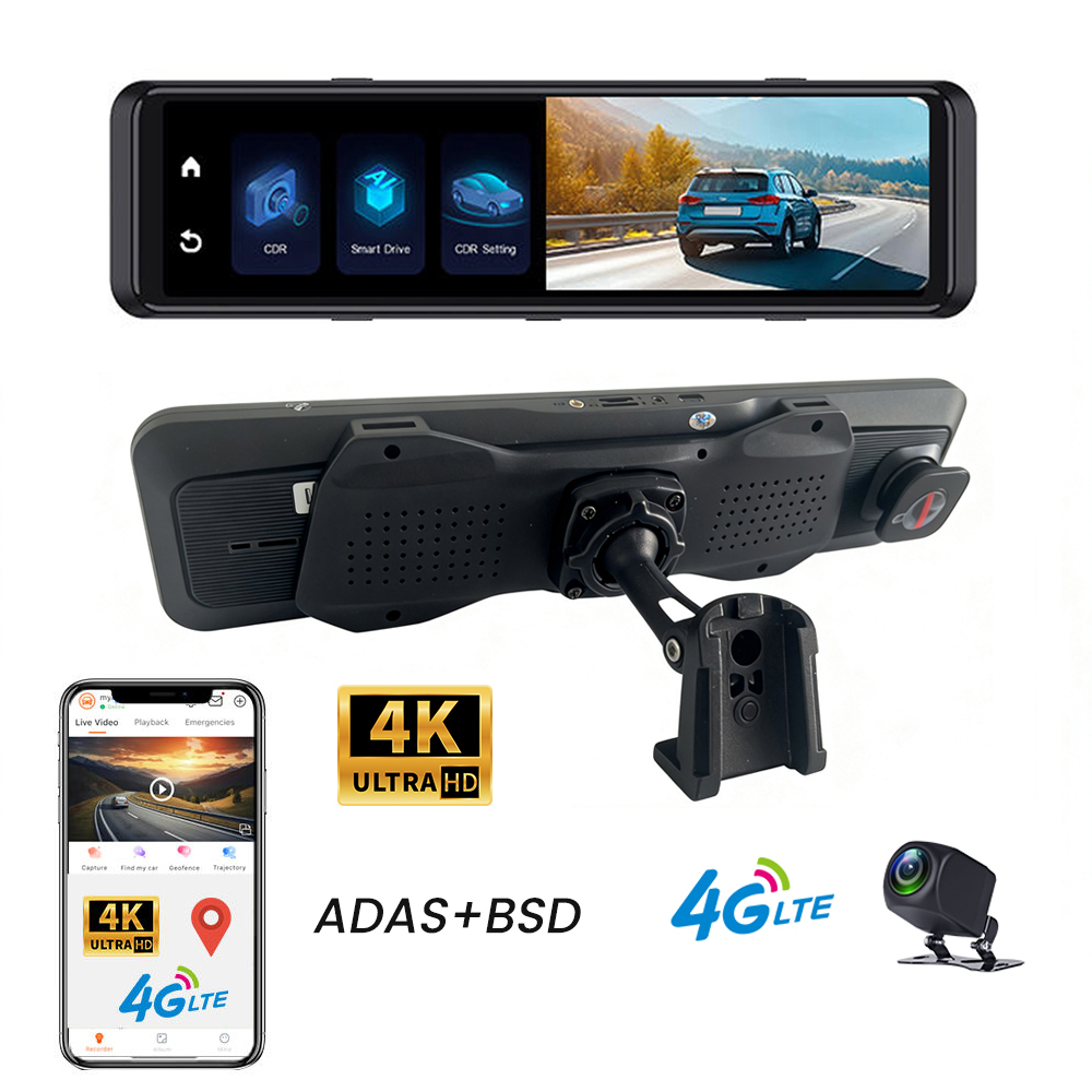 Dash Cam 4K 4G LTE per Auto, T - Dash Cam Mirror Backup Camera recensione e prezzo