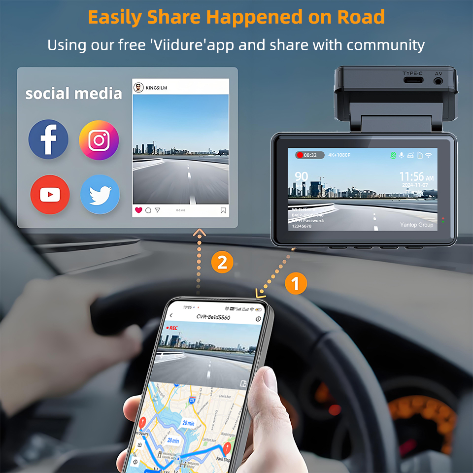 Dash Cam 4K per auto con telec - Dash Cam 4K Sony Starvis recensione e prezzo