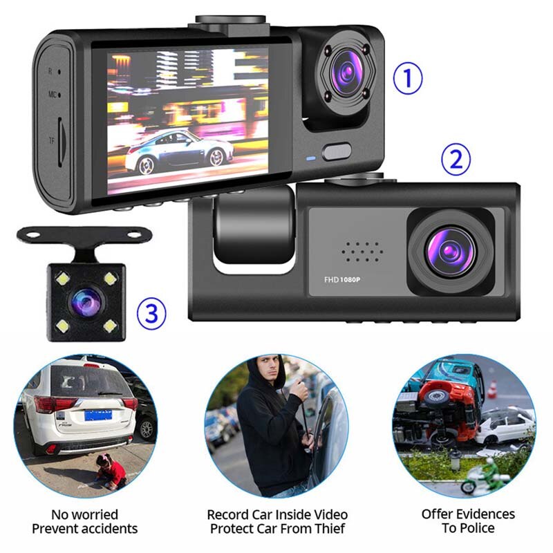 Dash Cam doppia fotocamera 108 - Dash Cam Front And Rear 4K recensione e prezzo