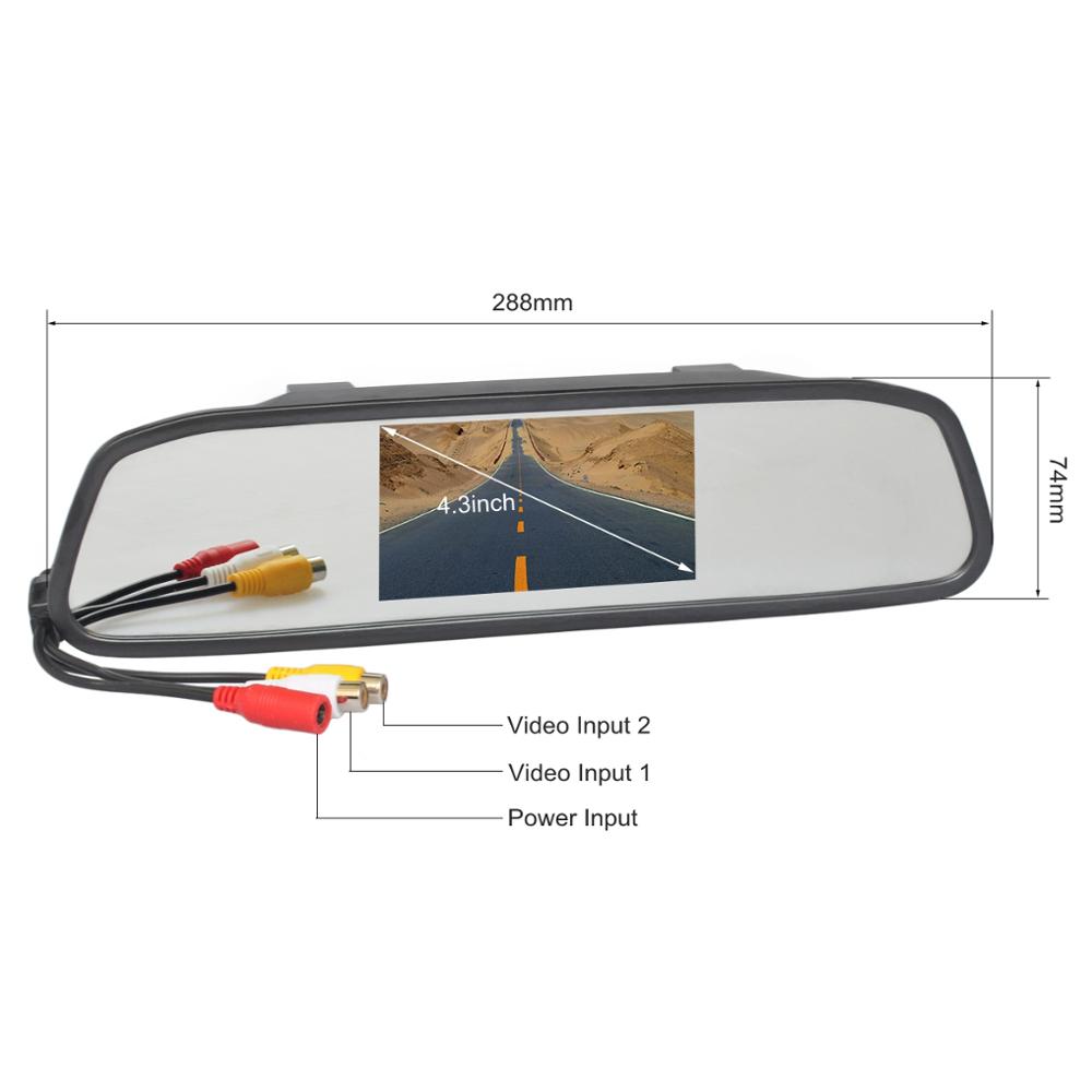 SMALUCK Monitor per Specchiett - Dash Cam Mirror Backup Camera recensione e prezzo
