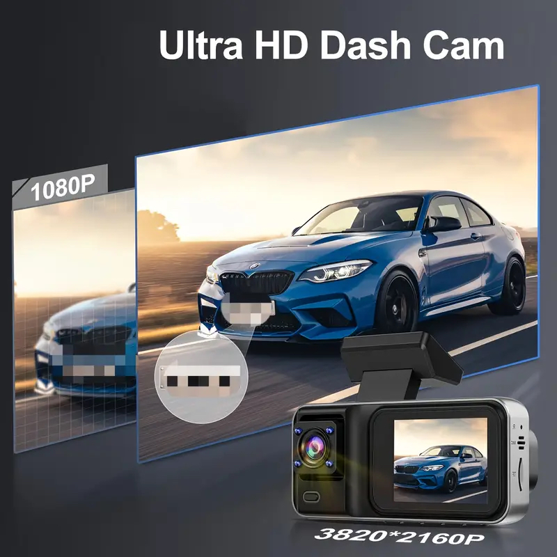 Dash Cam a 3 canali per fotoca - Dash Cam 3 Channel 1080P recensione e prezzo