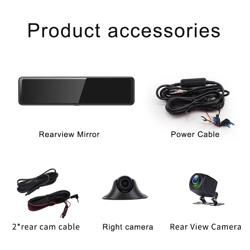 Dash Cam a specchio da 12
