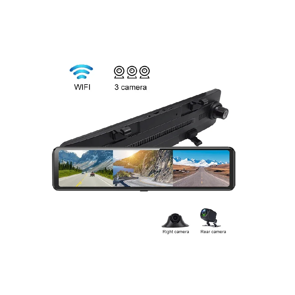 Dash Cam a specchio da 12